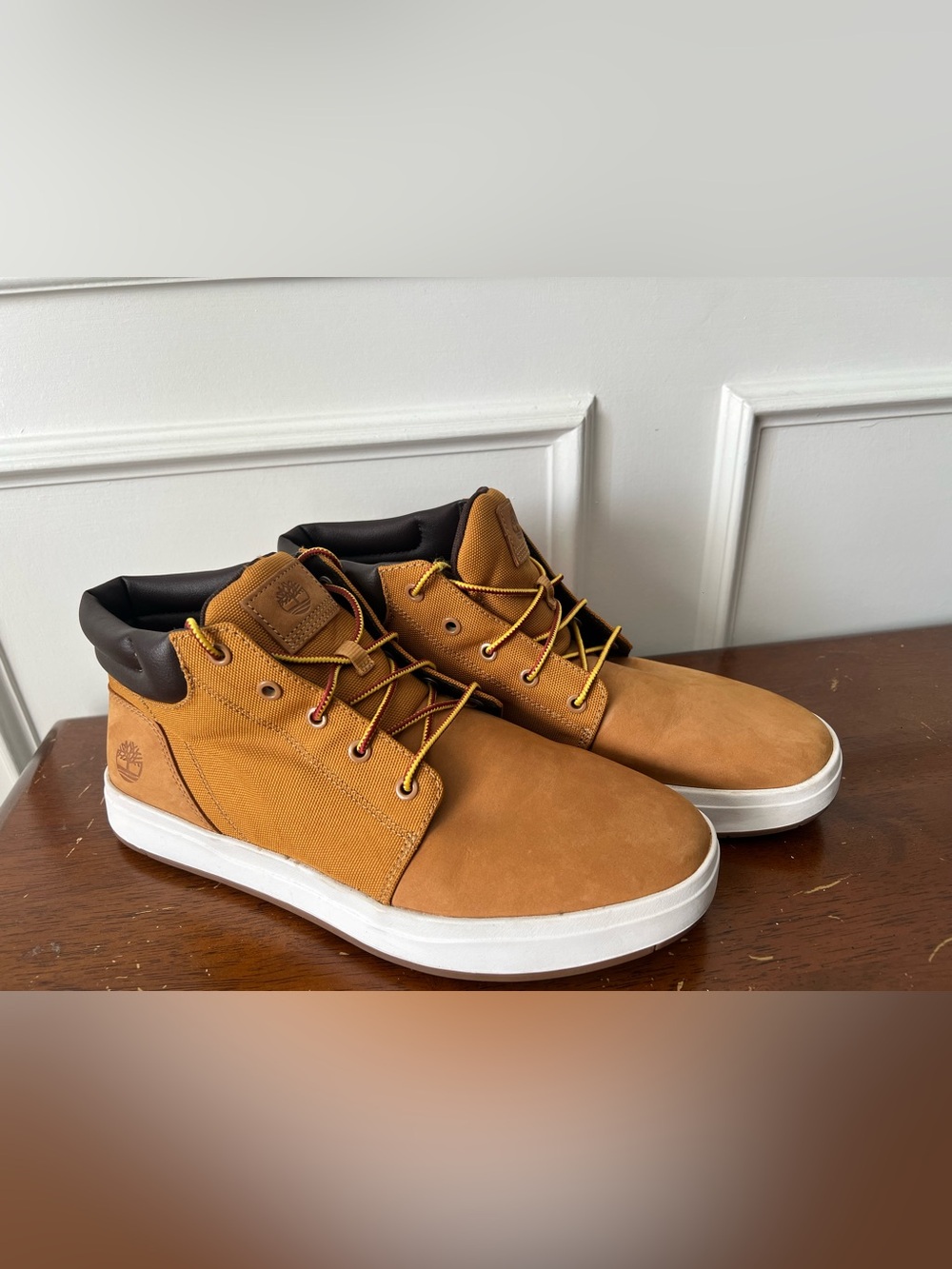 Timberland Davis Square Mixed Media Nubuck Boots size 10